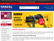 Tablet Screenshot of hanzal-naradi.cz
